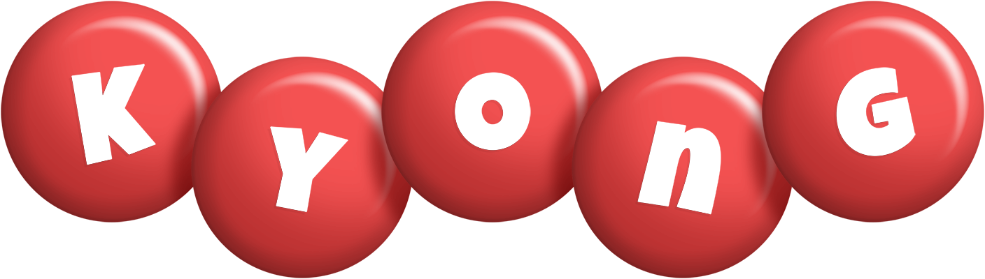 Kyong candy-red logo