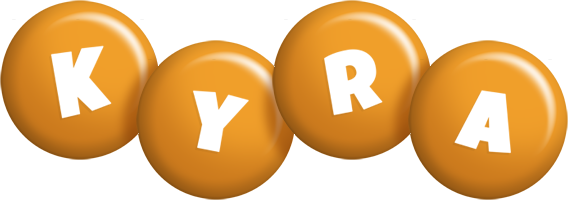 Kyra candy-orange logo
