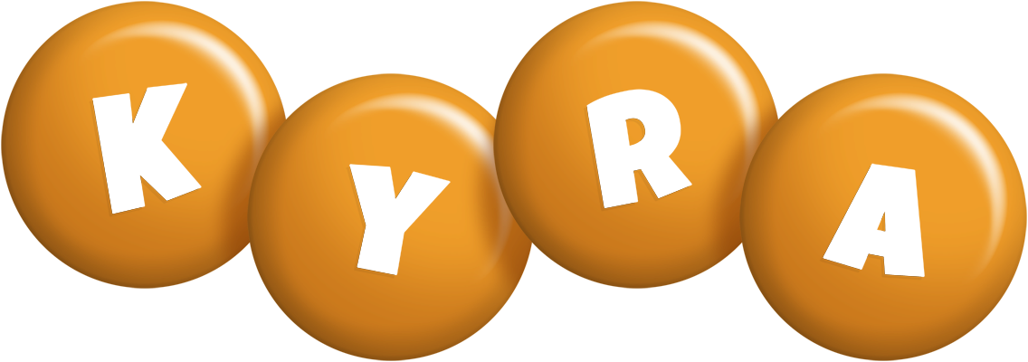 Kyra candy-orange logo