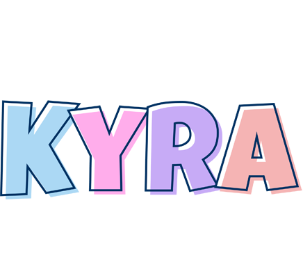 Kyra pastel logo