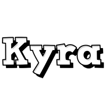 Kyra snowing logo