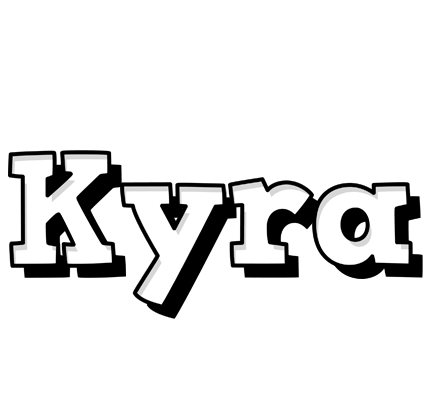 Kyra snowing logo