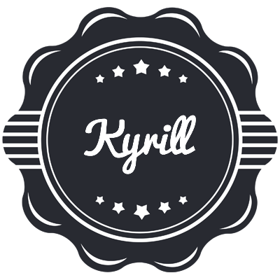 Kyrill badge logo