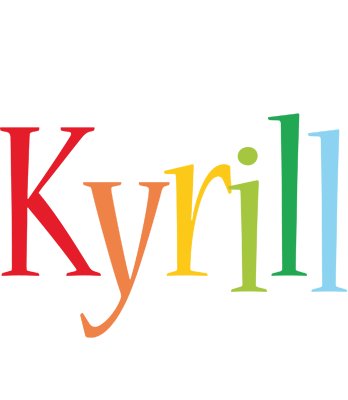 Kyrill birthday logo