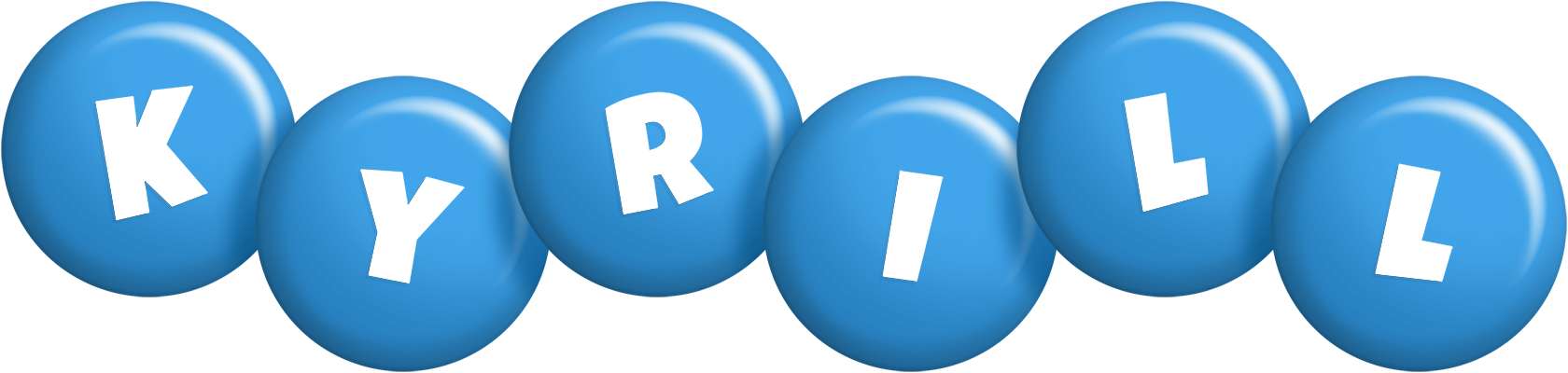 Kyrill candy-blue logo
