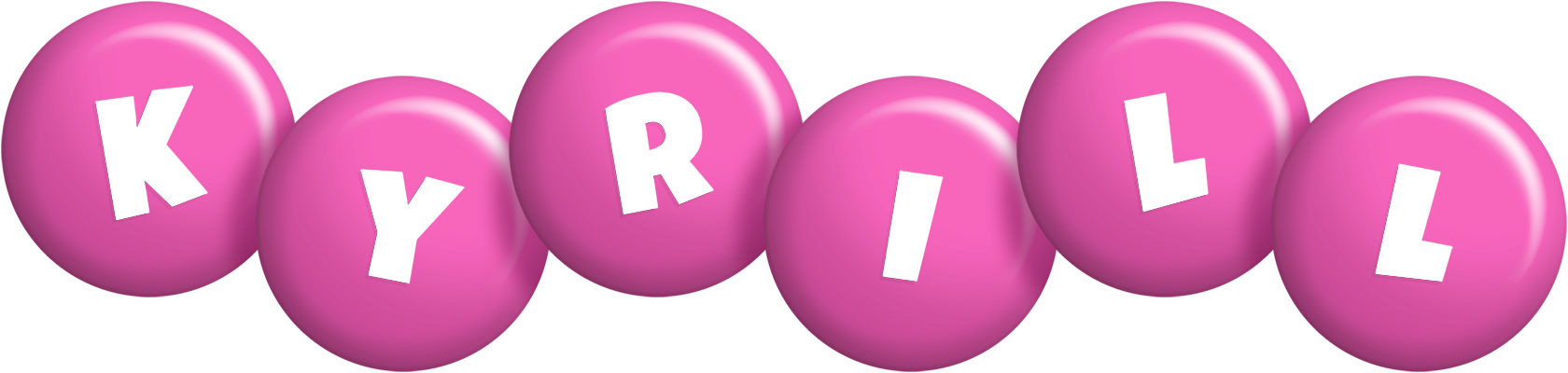 Kyrill candy-pink logo
