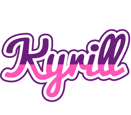 Kyrill cheerful logo