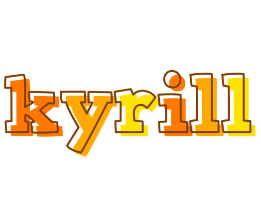 Kyrill desert logo
