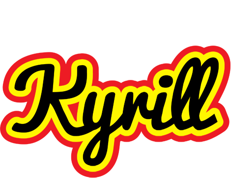Kyrill flaming logo