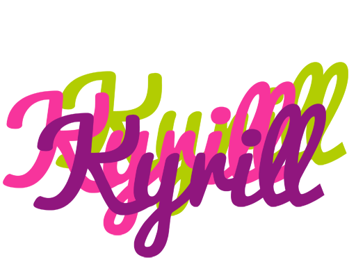 Kyrill flowers logo
