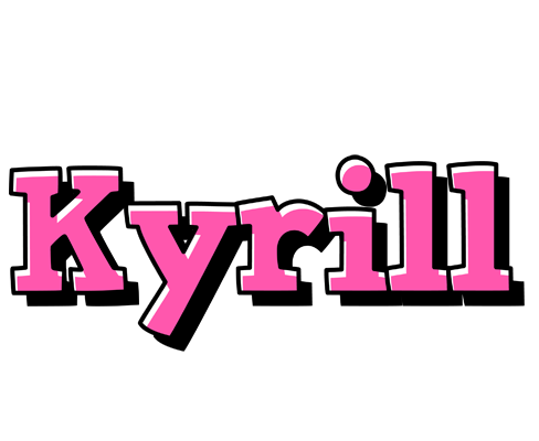 Kyrill girlish logo