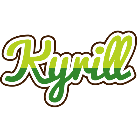 Kyrill golfing logo