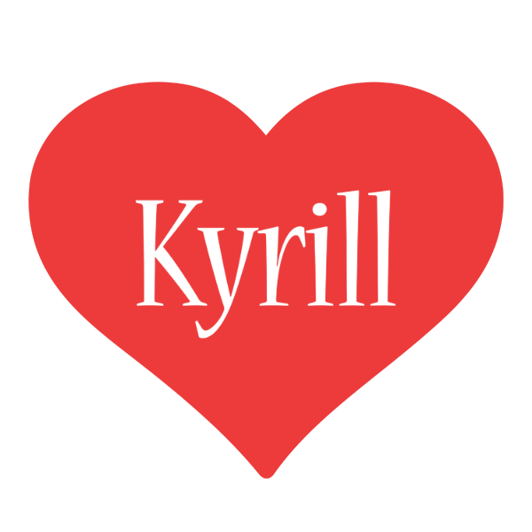 Kyrill love logo