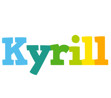 Kyrill rainbows logo