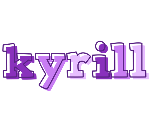 Kyrill sensual logo