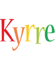 Kyrre birthday logo