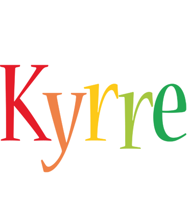 Kyrre birthday logo