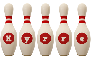 Kyrre bowling-pin logo