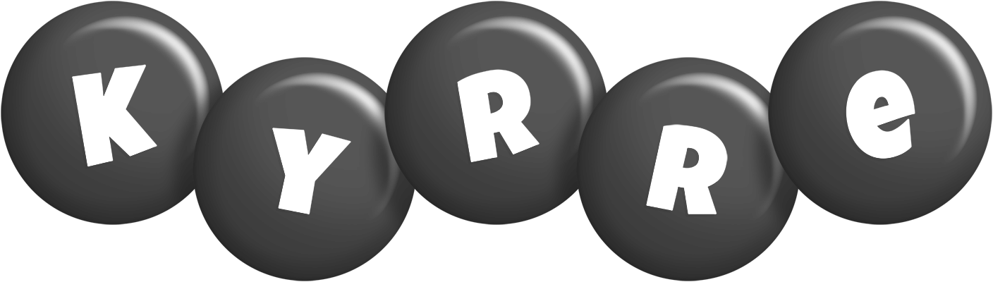 Kyrre candy-black logo