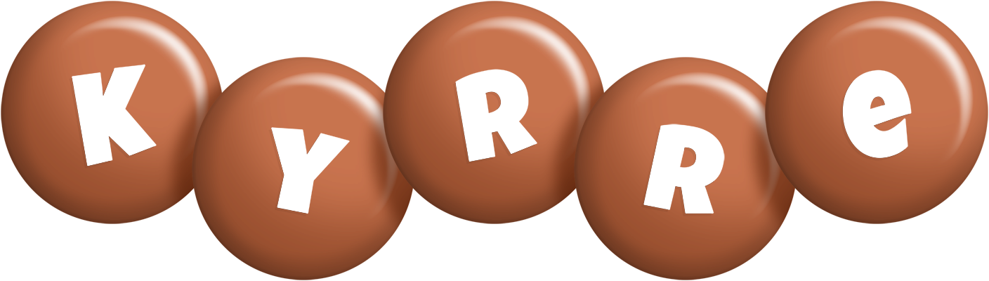 Kyrre candy-brown logo