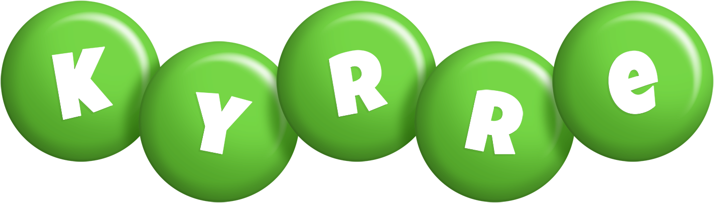Kyrre candy-green logo