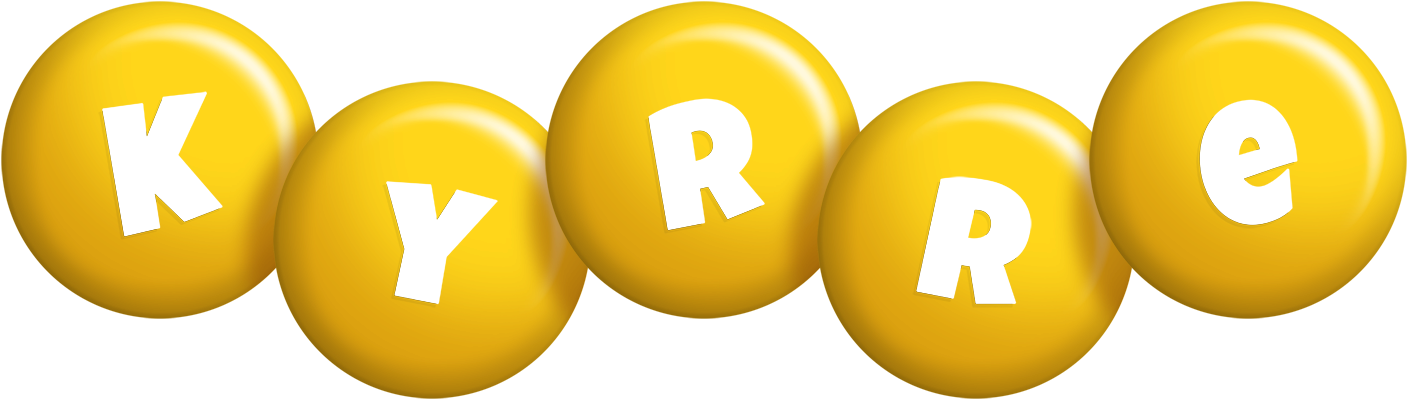 Kyrre candy-yellow logo