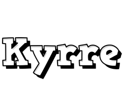 Kyrre snowing logo