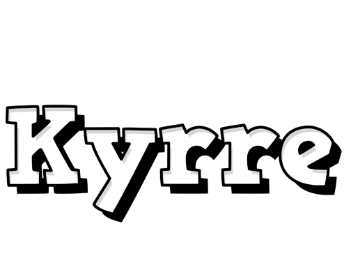 Kyrre snowing logo
