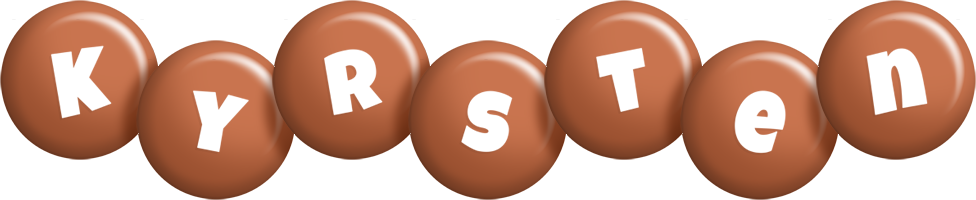 Kyrsten candy-brown logo