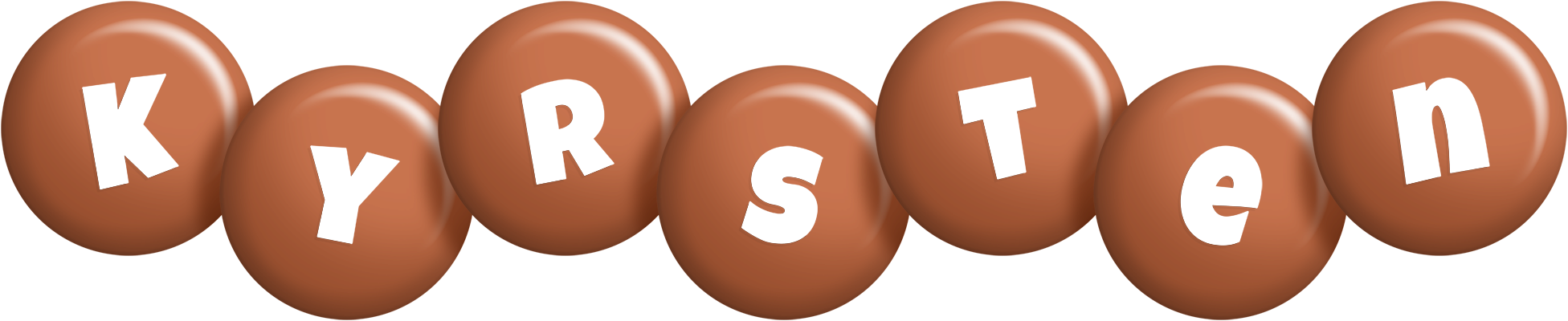 Kyrsten candy-brown logo
