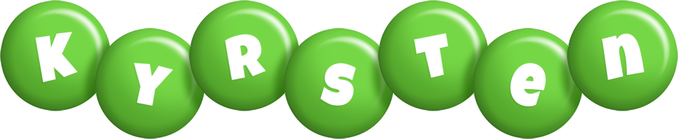 Kyrsten candy-green logo