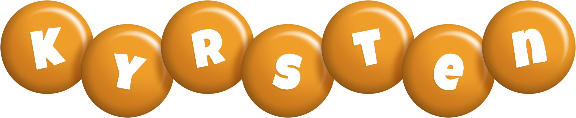 Kyrsten candy-orange logo