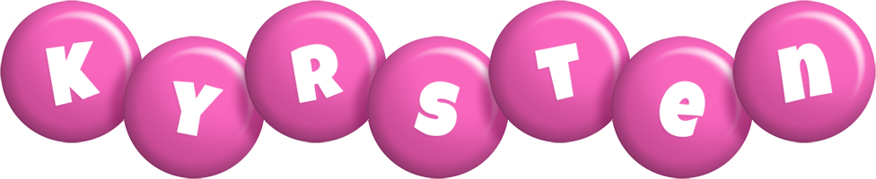 Kyrsten candy-pink logo