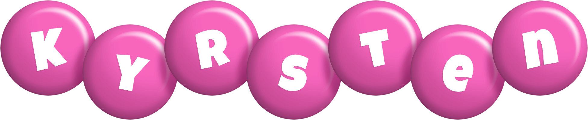 Kyrsten candy-pink logo