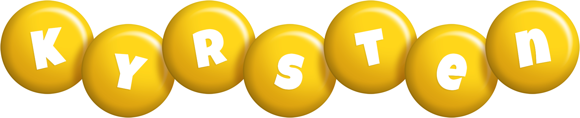 Kyrsten candy-yellow logo