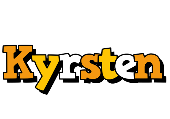 Kyrsten cartoon logo
