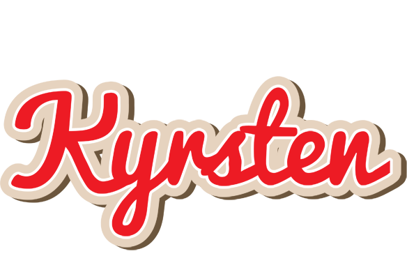 Kyrsten chocolate logo