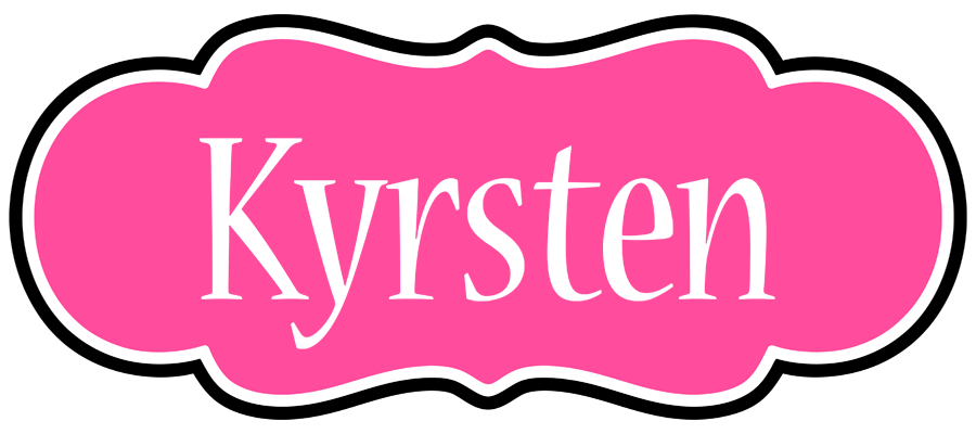 Kyrsten invitation logo