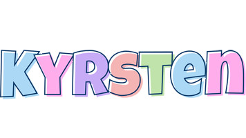 Kyrsten pastel logo