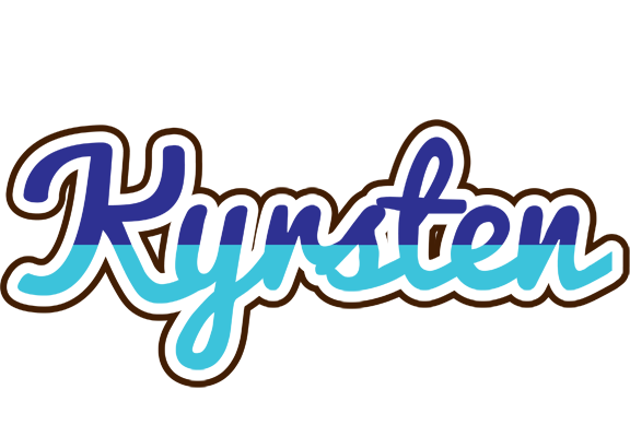Kyrsten raining logo
