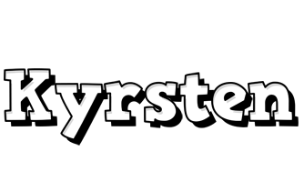 Kyrsten snowing logo