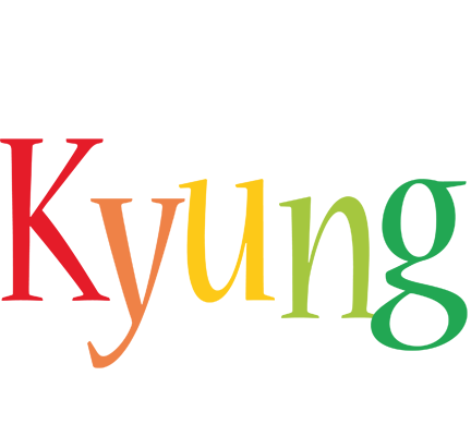 Kyung birthday logo