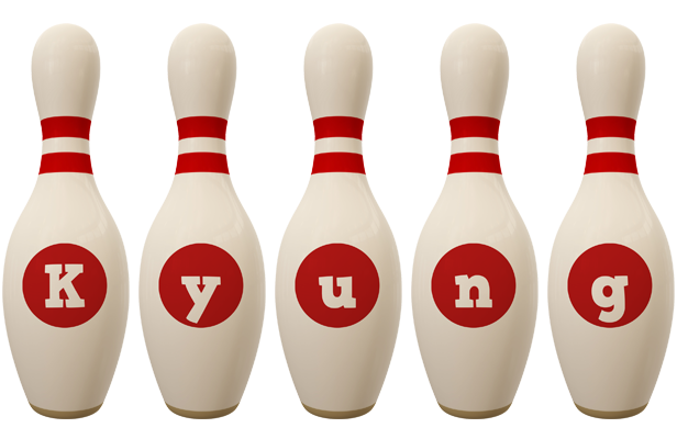Kyung bowling-pin logo