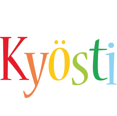 Kyösti birthday logo