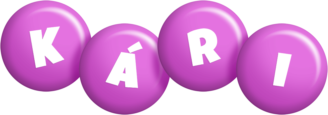 Kári candy-purple logo