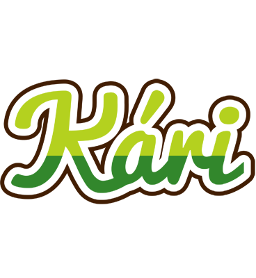 Kári golfing logo
