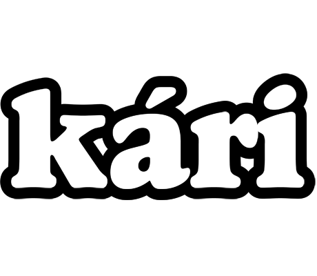 Kári panda logo