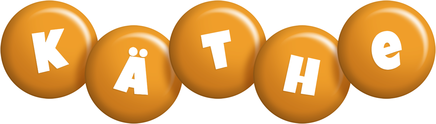Käthe candy-orange logo
