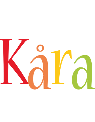 Kåra birthday logo