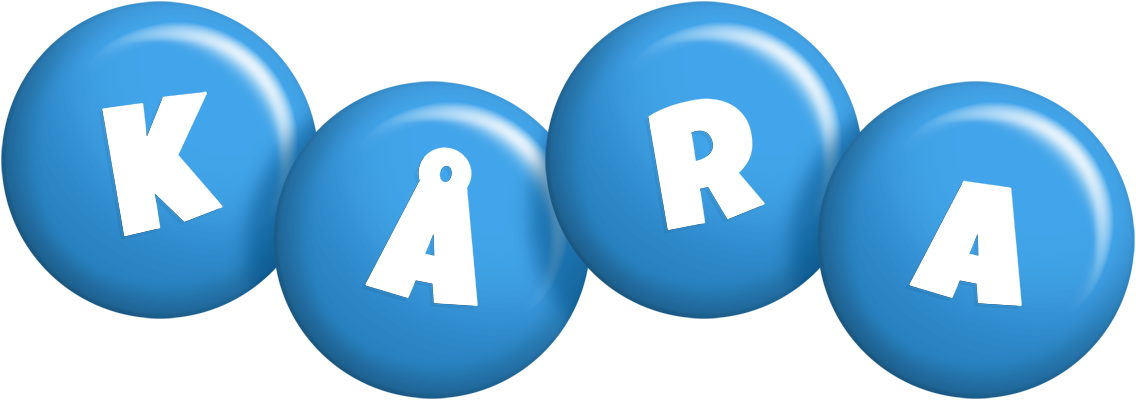 Kåra candy-blue logo